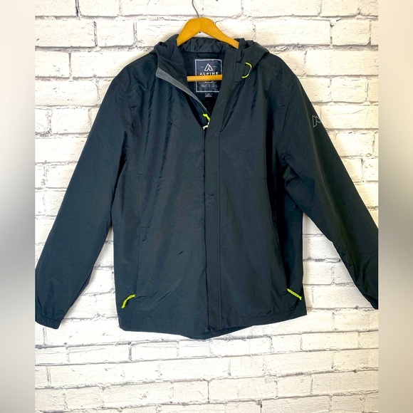 Alpine Design Other - Alpine Design Black Hooded Waterproof Coat with Hood size Medium